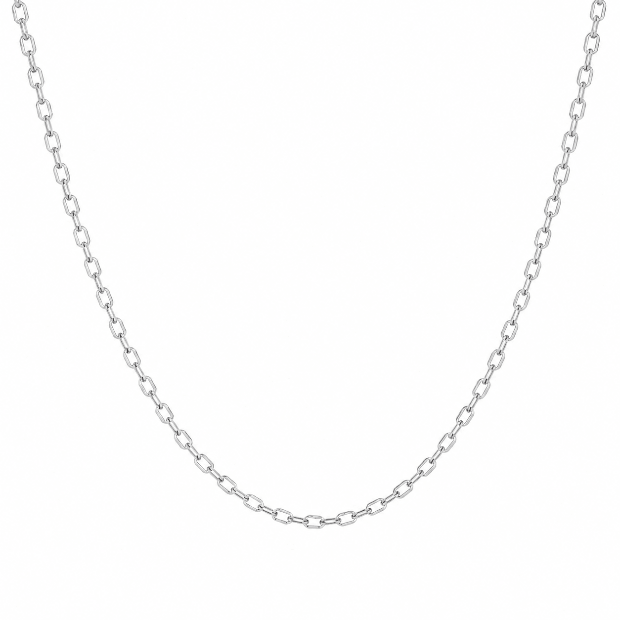 10K Gold Diamond Cut Cable Chain Necklace - Kakadia Jewels