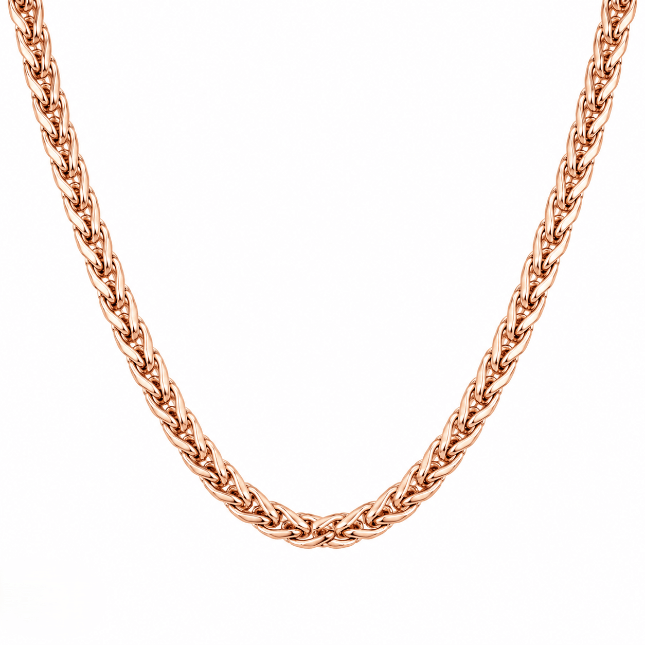 10K Gold Wheat Chain Necklace - Kakadia Jewels
