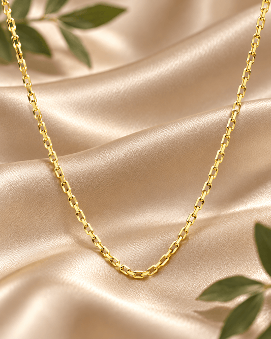 Fancy Rectangular Link Chain - Kakadia Jewels