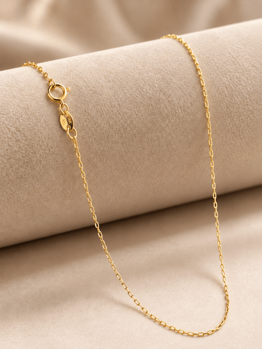 Fine Cable Link Chain - Kakadia Jewels
